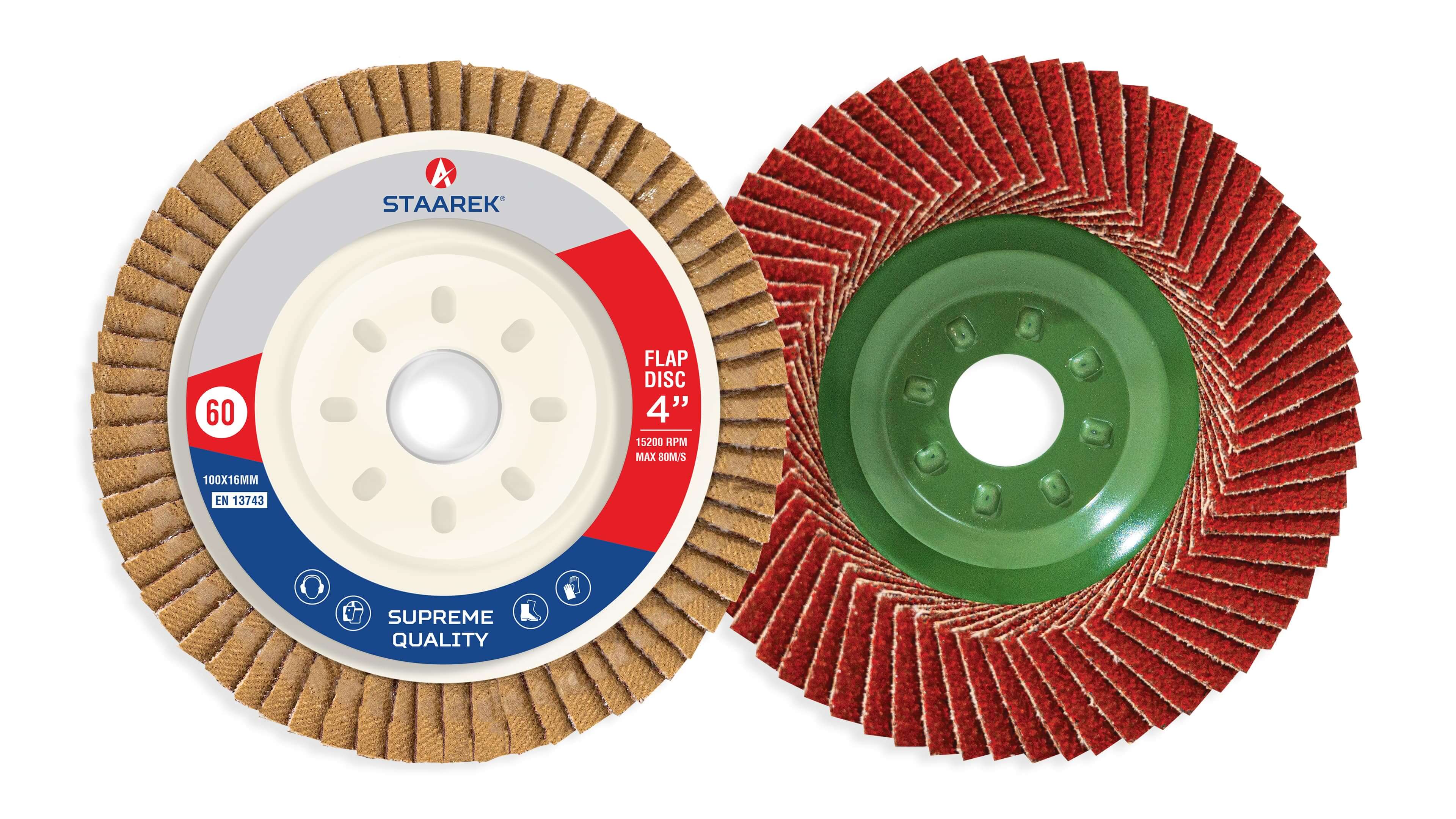 FLAP DISC With Metal Backing Cover